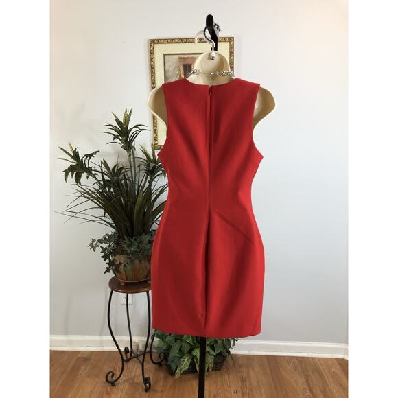 Likely Woman Sheath Dress 6 Sleeveless Square Neck Boho Cocktail Party Preppy - Picture 2 of 7